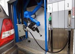 carro abastecido por frentista robô carro abastecido por frentista robô