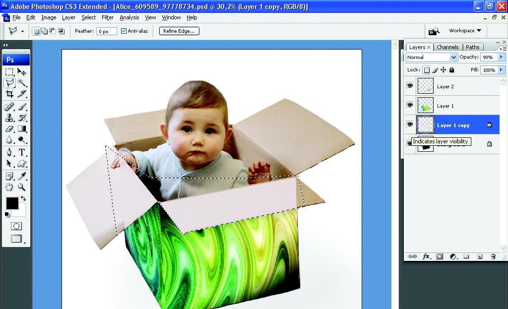 Ponto de Fuga - Photoshop CS2