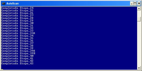 Janela Scan do Sistema Antivirus Combofix 