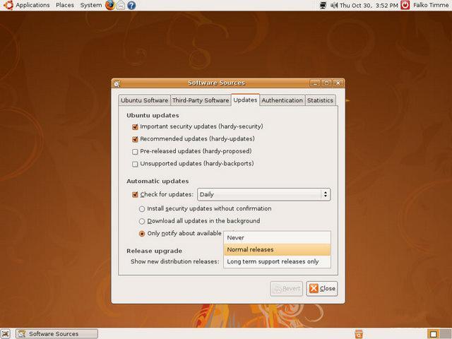 3º Passo Update - Ubuntu