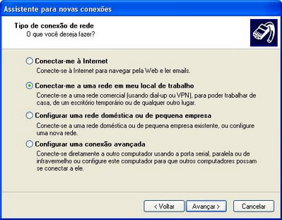 configurando vpn em modo cliente no windows xp