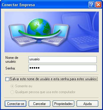 configurando vpn em modo cliente no windows xp