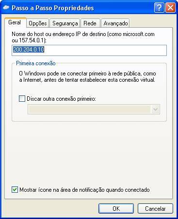 configurando vpn em modo cliente no windows xp